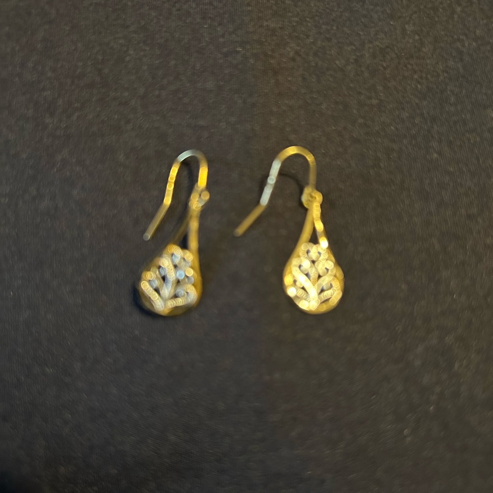 Gold earrings - Picture 8 of 11